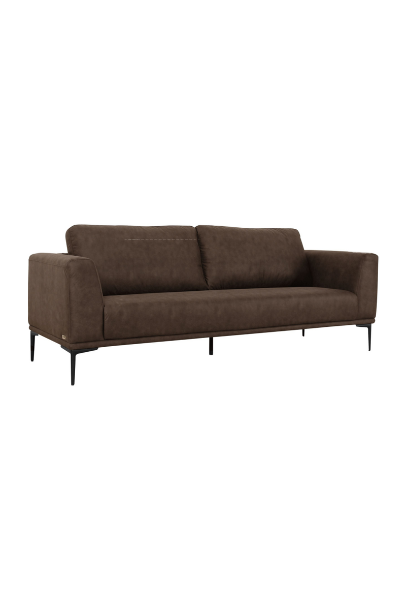 Brown Fabric Loveseat | OROA Modern Jada | Oroatrade.com