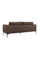 Brown Fabric Loveseat | OROA Modern Jada | Oroatrade.com