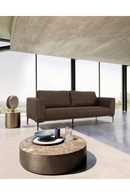 Brown Fabric Loveseat | OROA Modern Jada | Oroatrade.com