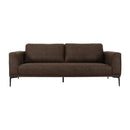 Brown Fabric Loveseat | OROA Modern Jada