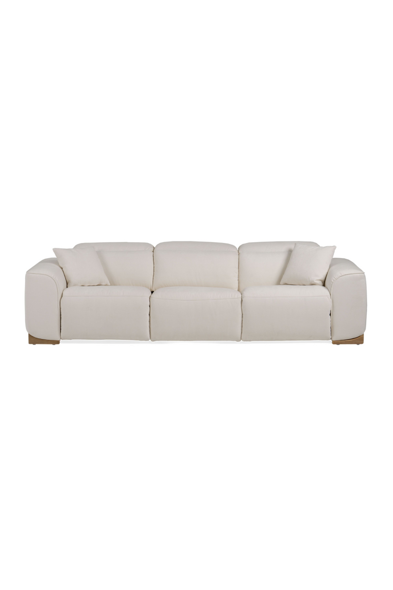 White Fabric Recliner Sofa | OROA Modern Hagerty | Oroatrade.com