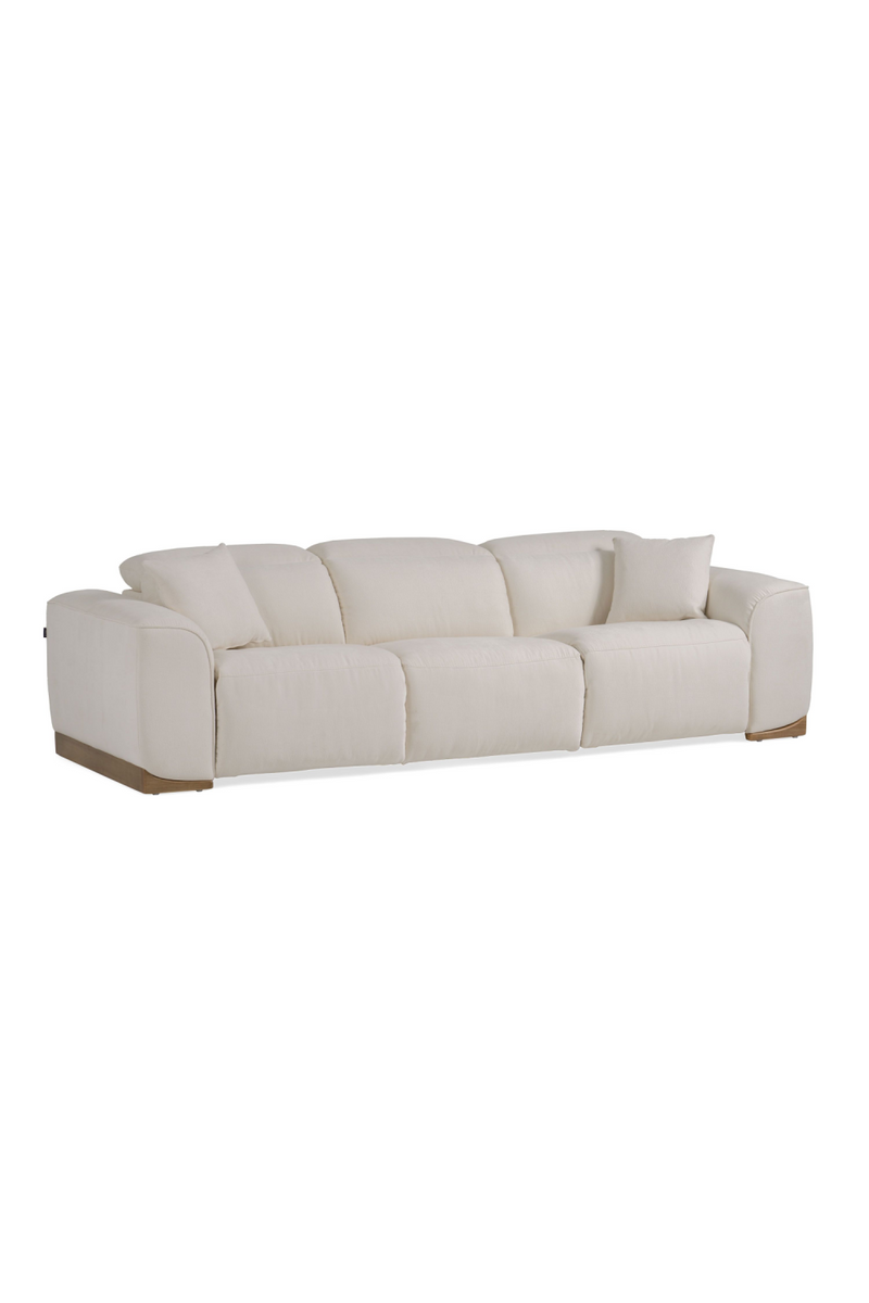 White Fabric Recliner Sofa | OROA Modern Hagerty | Oroatrade.com