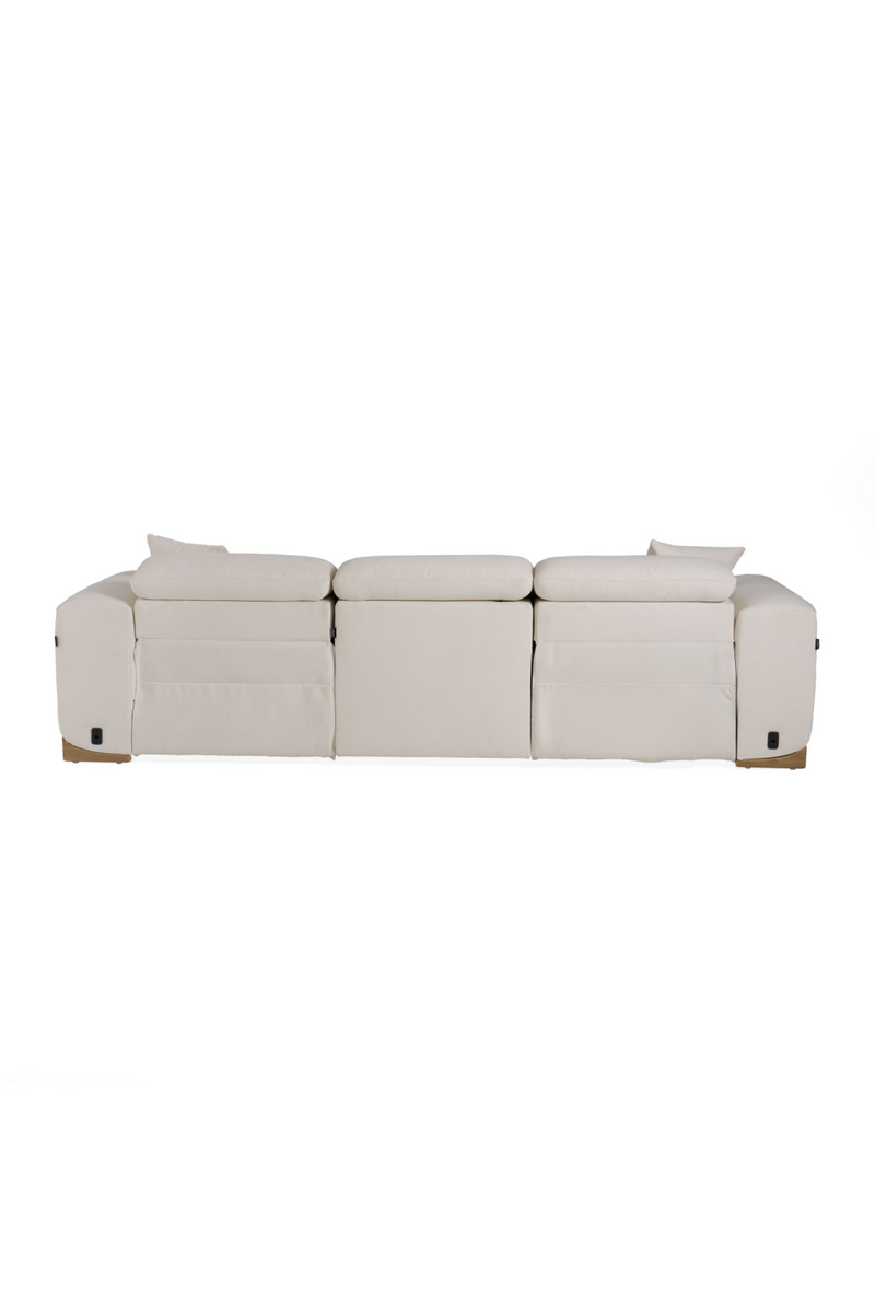 White Fabric Recliner Sofa | OROA Modern Hagerty | Oroatrade.com