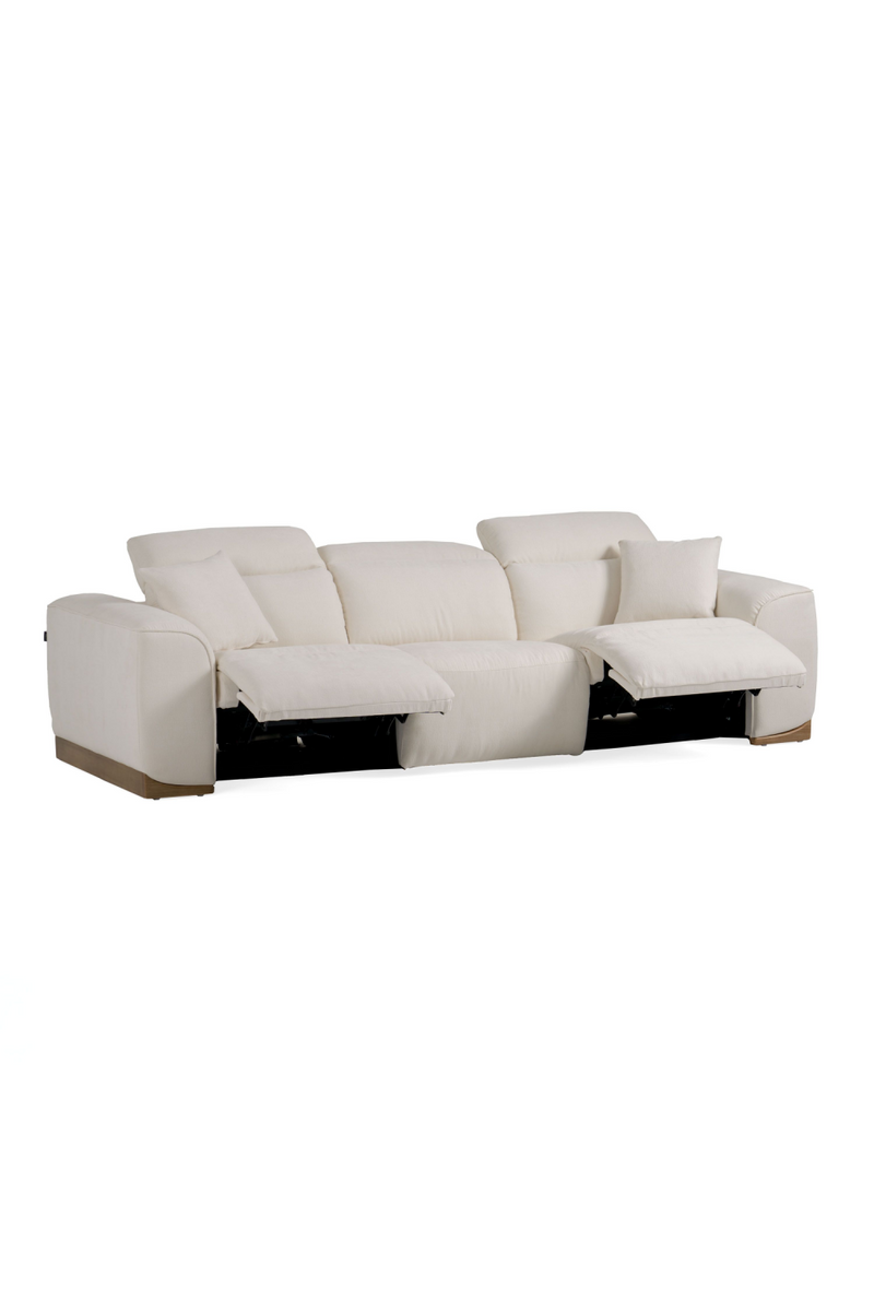 White Fabric Recliner Sofa | OROA Modern Hagerty | Oroatrade.com