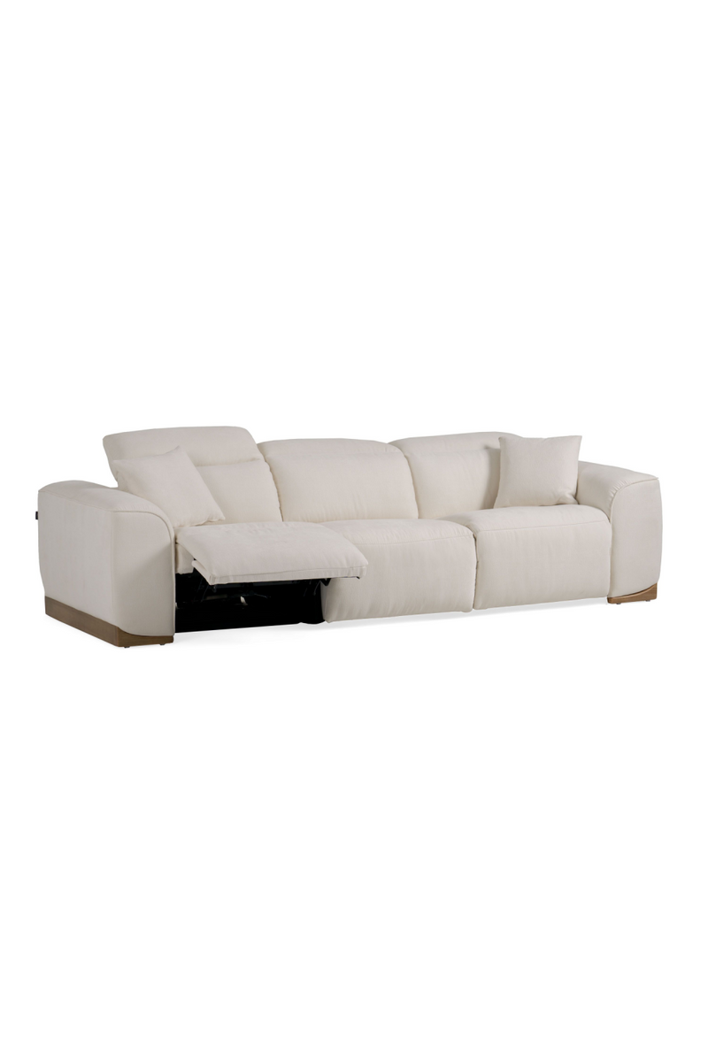 White Fabric Recliner Sofa | OROA Modern Hagerty | Oroatrade.com