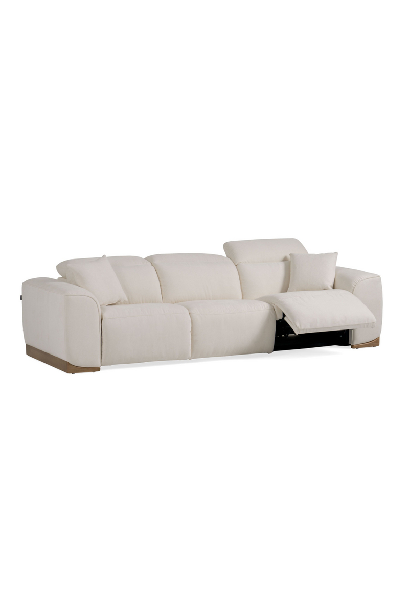 White Fabric Recliner Sofa | OROA Modern Hagerty | Oroatrade.com