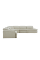 White L-Shaped Recliner Sectional Sofa | OROA Modern Ambler | Oroatrade.com