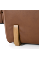 Brown Leather Sectional Recliner Sofa | OROA Modern Conrad | Oroatrade.com