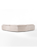 Beige Fabric Sectional Recliner Sofa | OROA Modern Conrad | Oroatrade.com