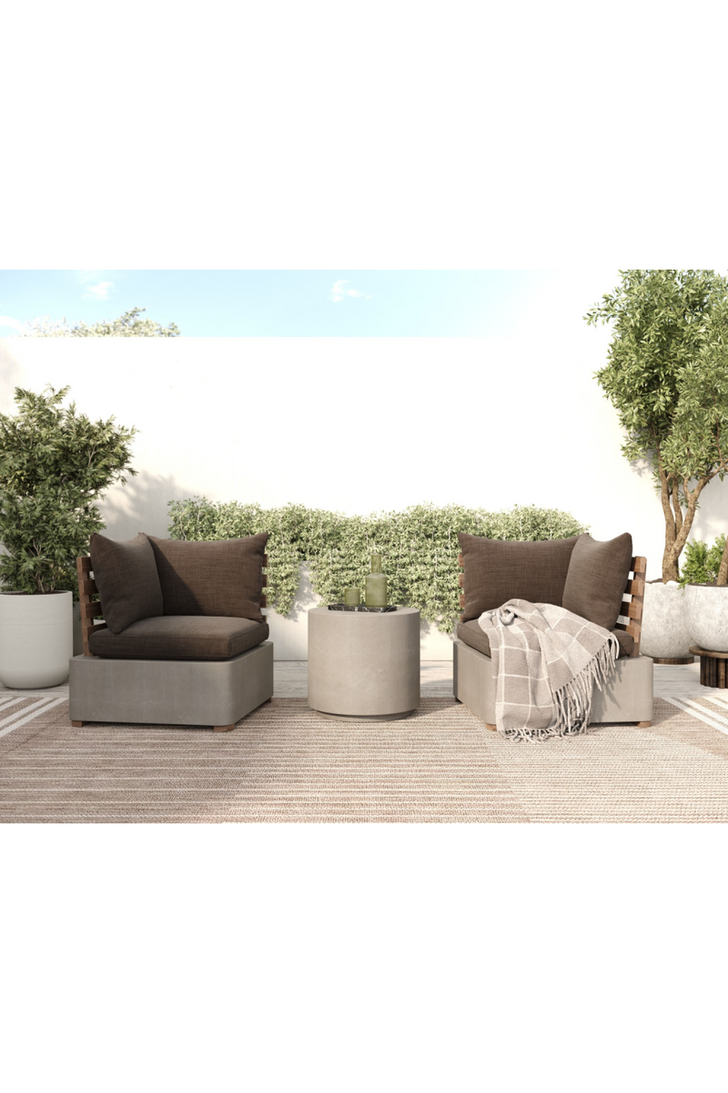 Concrete Outdoor Corner Sofa Set (2) | OROA Modern Garza | Oroatrade
.com