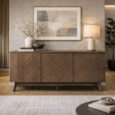 Wooden 3-Door Sideboard | OROA Modern Costello