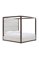 Brown Oak Canopy Bed | OROA Modern Manhattan | Oroatrade.com