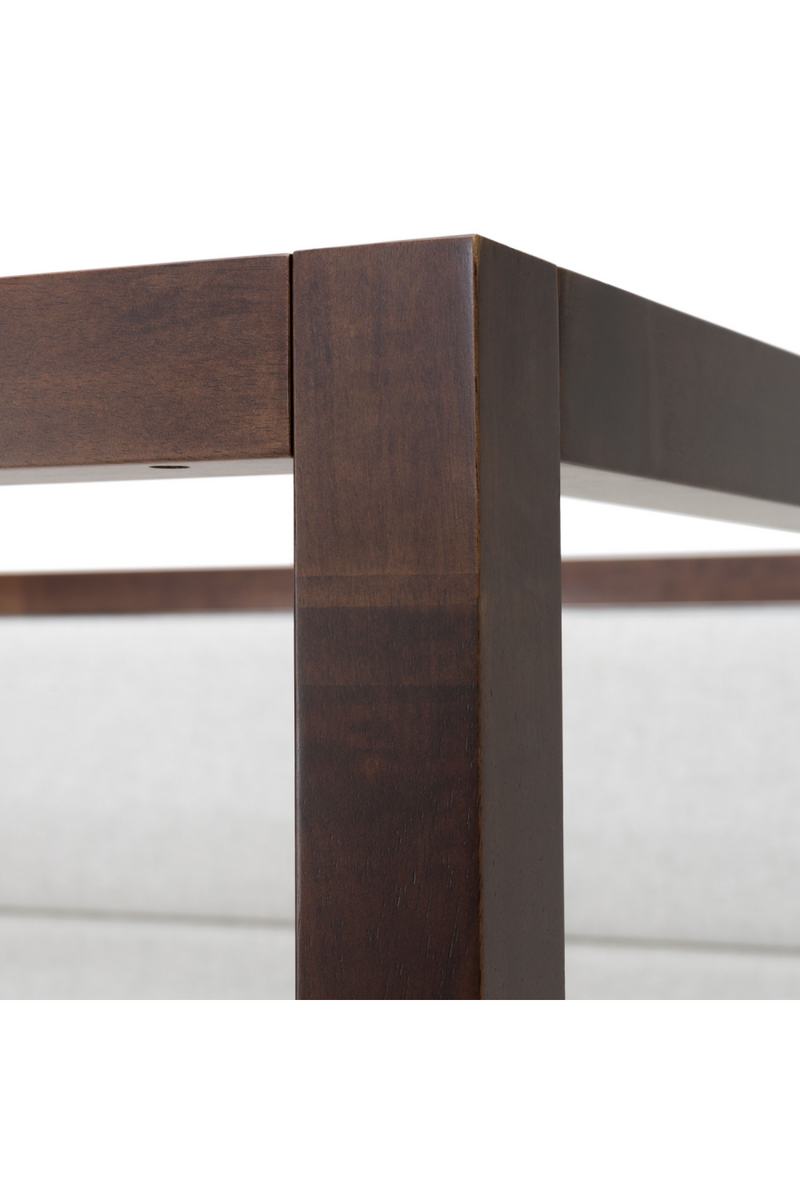 Brown Oak Canopy Bed | OROA Modern Manhattan | Oroatrade.com