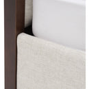 Brown Oak Canopy Bed | OROA Modern Manhattan
