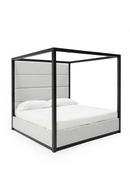 Gray Canopy Queen Bed | OROA Modern Manhattan | Oroatrade.com