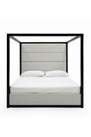 Gray Canopy Queen Bed | OROA Modern Manhattan | Oroatrade.com