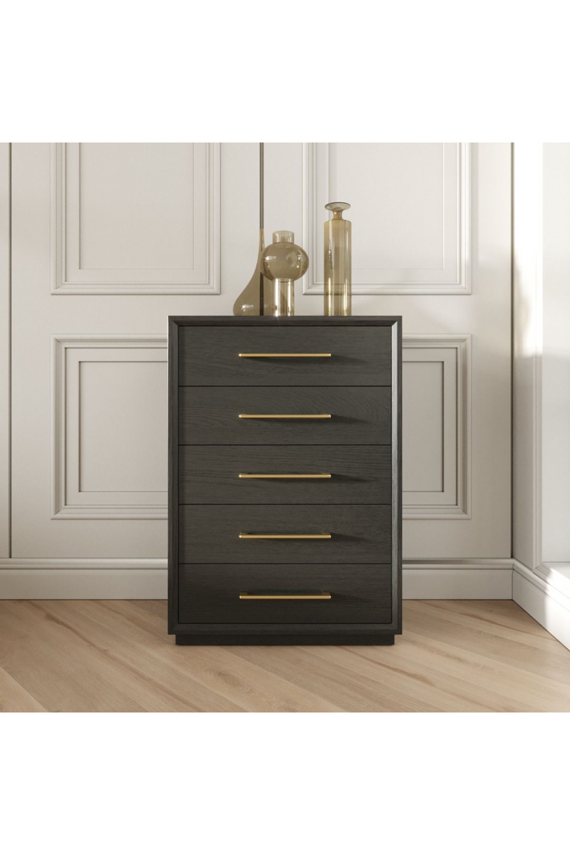 Wash Gray 5-Drawer Chest | OROA Modern Manhattan | Oroatrade.com