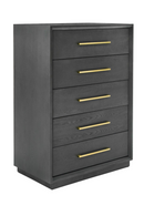 Wash Gray 5-Drawer Chest | OROA Modern Manhattan | Oroatrade.com