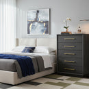 Wash Gray 5-Drawer Chest | OROA Modern Manhattan | Oroatrade.com