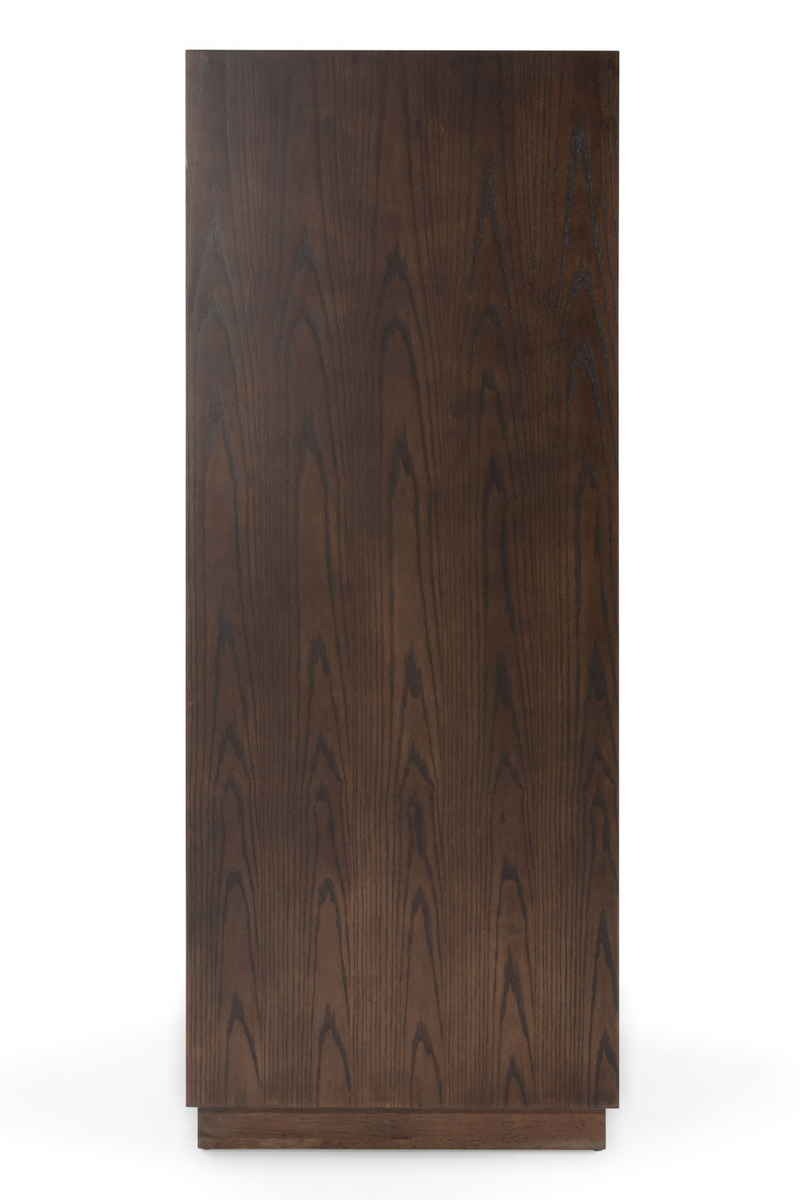 Brown Oak 5-Drawer Chest | OROA Modern Manhattan | Oroatrade.com