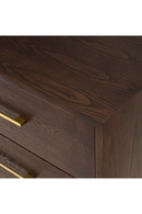 Brown Oak 5-Drawer Chest | OROA Modern Manhattan | Oroatrade.com