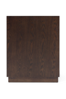 Brown Oak 3-Drawer Nightstand | OROA Modern Manhattan | Oroatrade.com