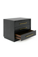Wash Gray 2-Drawer Nightstand | OROA Modern Manhattan | Oroatrade.com