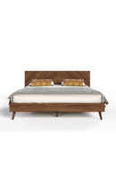 Walnut Veneer Bed | OROA Modern Nova | Oroatrade.com