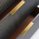 Reeded Wood 4-Drawer Chest | OROA Modern Santa Monica | Oroatrade.com