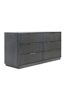 Gray Wash 6-Drawer Dresser | OROA Modern Santa Monica | Oroatrade.com