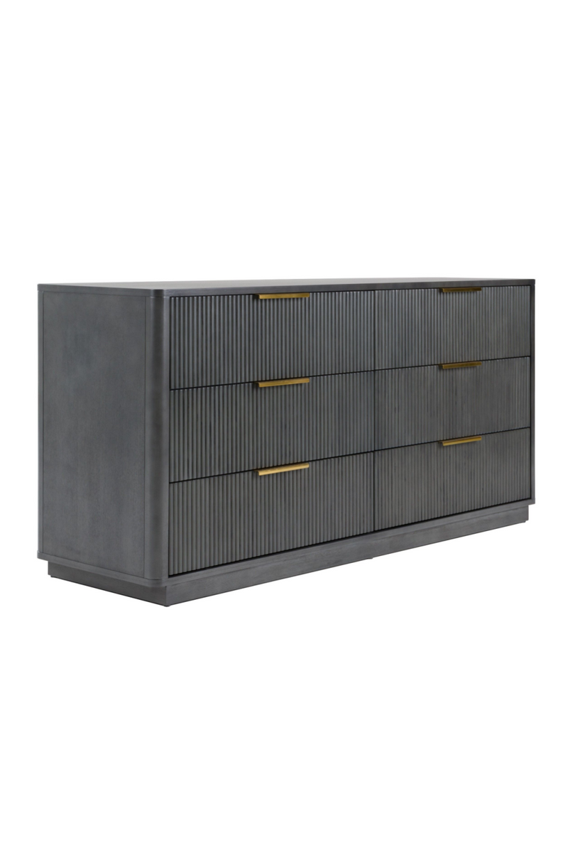 Gray Wash 6-Drawer Dresser | OROA Modern Santa Monica | Oroatrade.com