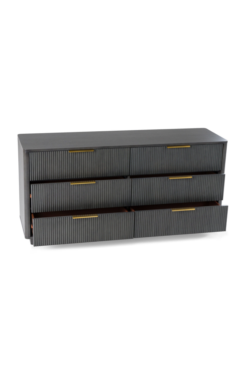 Gray Wash 6-Drawer Dresser | OROA Modern Santa Monica | Oroatrade.com