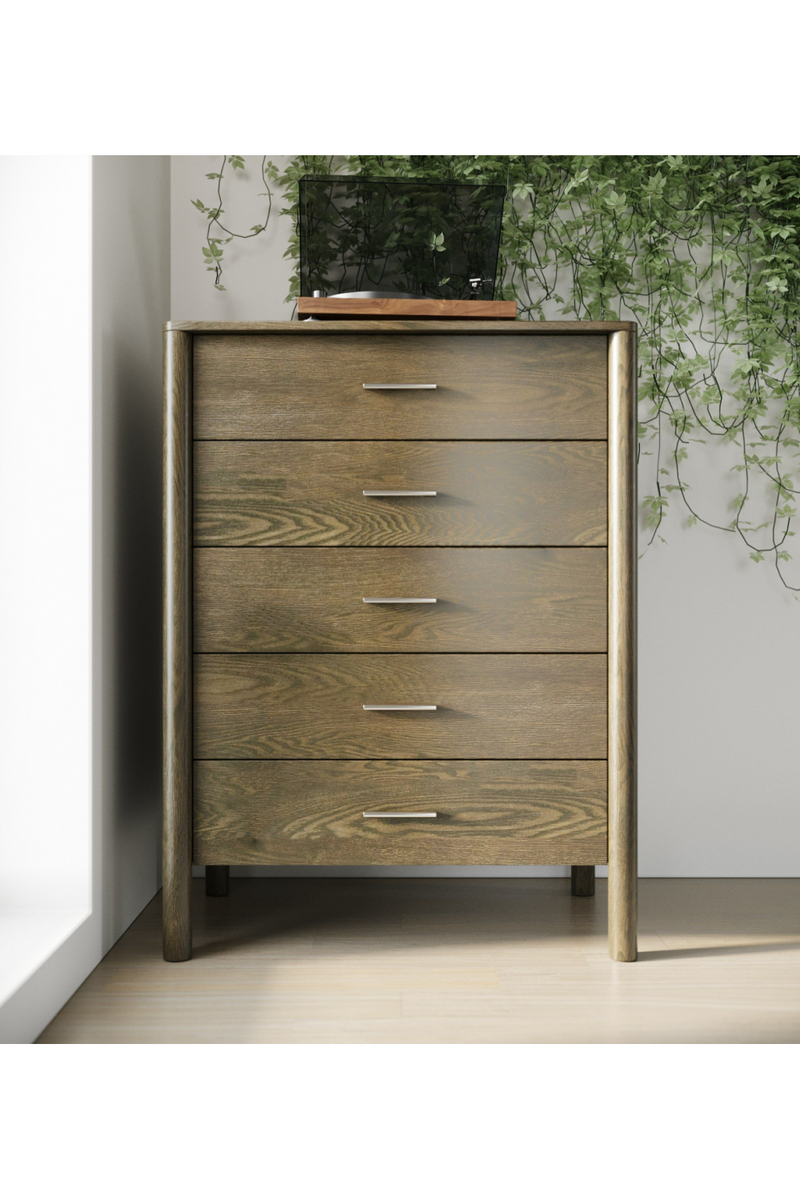 Solid Wood 5-Drawer Chest | OROA Modern Carolina | Oroatrade.com