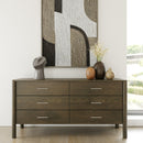 Solid Wood 6-Drawer Dresser | OROA Modern Carolina