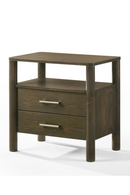 Solid Wood 2-Drawer Nightstand | OROA Modern Carolina | Oroatrade.com