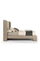 Beige Fabric Bed | OROA Modern Emilio | Oroatrade.com