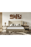 Beige Fabric Bed | OROA Modern Emilio | Oroatrade.com