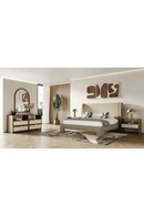 Beige Fabric Bed | OROA Modern Emilio | Oroatrade.com