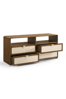 Natural Burlap 4-Drawer Dresser | OROA Modern Emilio | Oroatrade.com