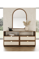 Natural Burlap 4-Drawer Dresser | OROA Modern Emilio | Oroatrade.com