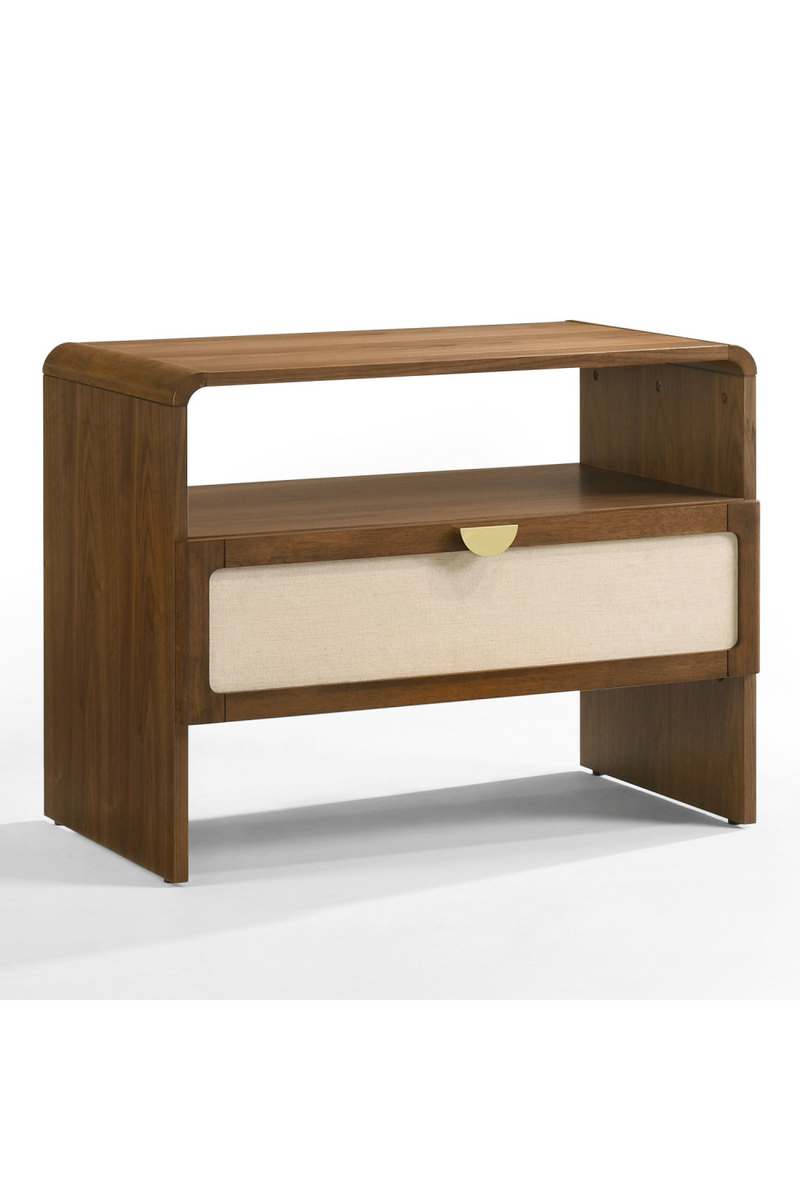 Natural Burlap Nightstand | OROA Modern Emilio | Oroatrade.com