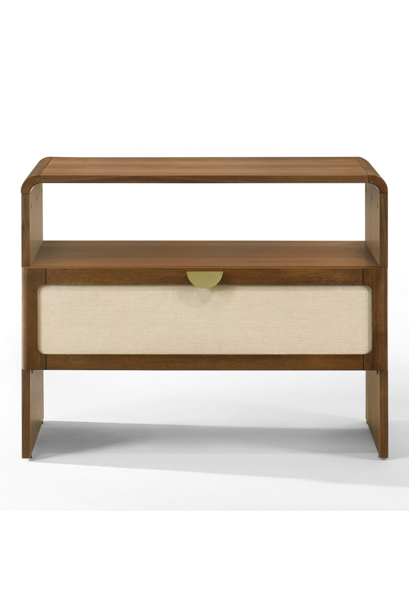 Natural Burlap Nightstand | OROA Modern Emilio | Oroatrade.com