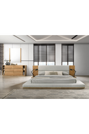 Natural Oak Queen Bed | OROA Modern Jagger | Oroatrade.com