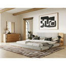 Natural Oak Queen Bed | OROA Modern Jagger