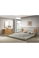 Natural Oak Queen Bed | OROA Modern Jagger | Oroatrade.com