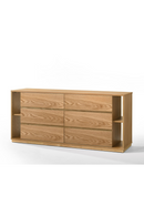 Natural Oak 6-Drawer Dresser | OROA Modern Jagger | Oroatrade.com