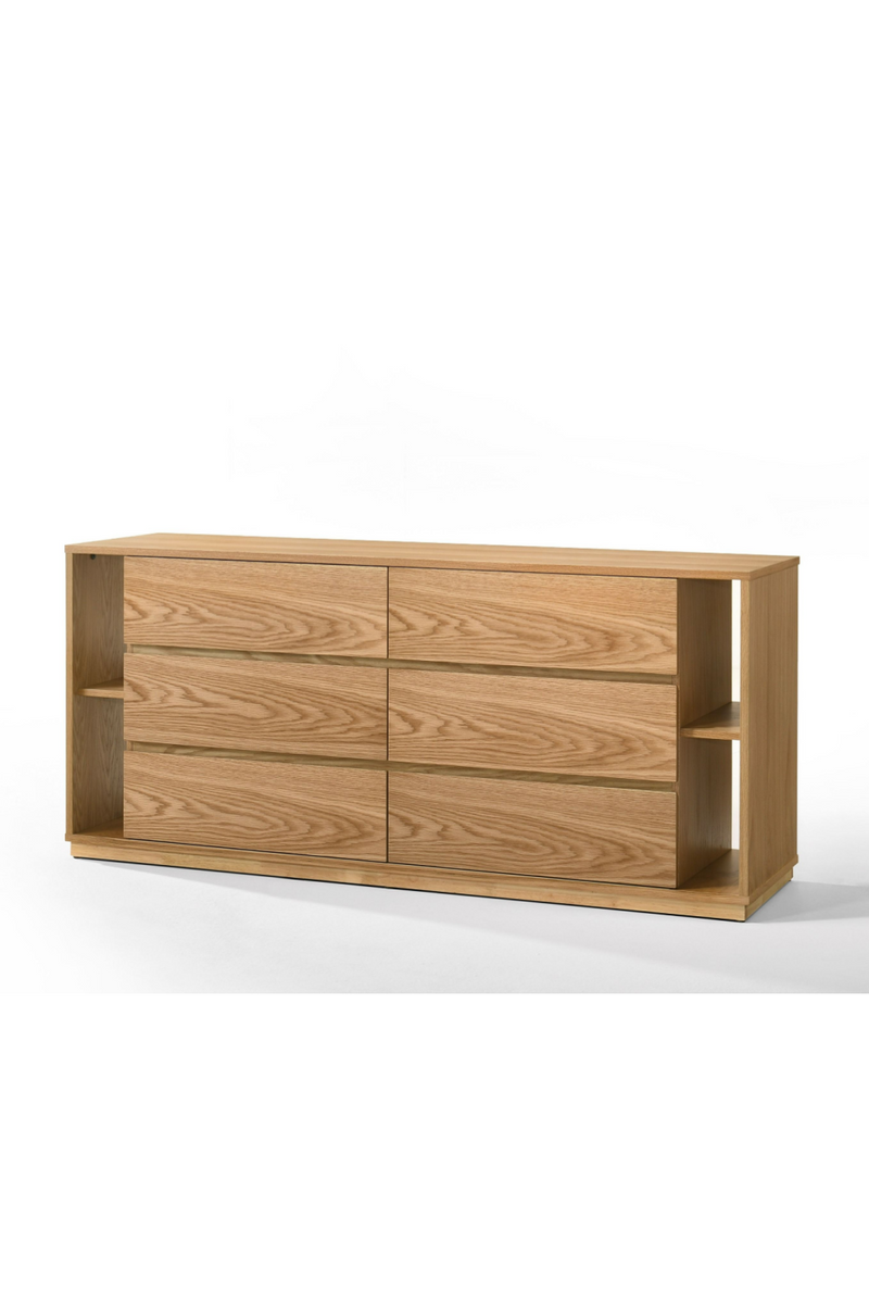Natural Oak 6-Drawer Dresser | OROA Modern Jagger | Oroatrade.com