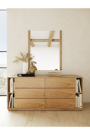Natural Oak 6-Drawer Dresser | OROA Modern Jagger | Oroatrade.com