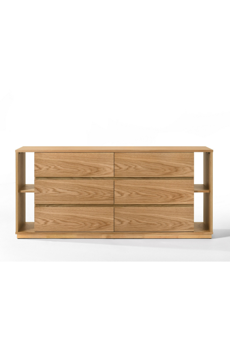 Natural Oak 6-Drawer Dresser | OROA Modern Jagger | Oroatrade.com