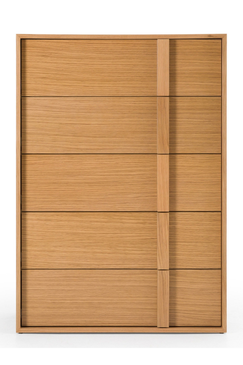 Warm Oak 5-Drawer Chest | OROA Modern Berlin | Oroatrade.com